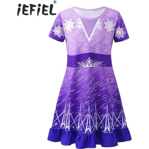 Cotton Princess Nightdress Little Teen Girl Pajamas Dresses Children Cartoon Summer Nightgown Home Clothes Kids Sleepwear Robe