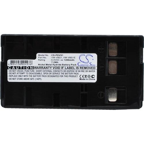 Cameron Sino 1200mAh Battery for JVC BN-V10U, BN-V11U, GR-AX270, GR-AX270E, GR-AX280, GR-AX600, GR-AXM17, GR-AXM17U