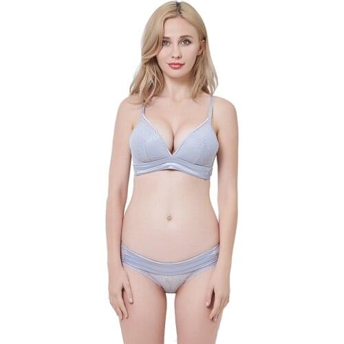 US $9.9 Deep V Lace Wireless Push-up Bra and Panties Set Underwear Women Undies Thick Padded Hipster Ladies Lingerie