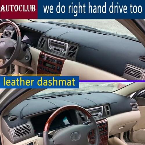 For Toyota Corolla altis 2003 2004 2005 2006 Leather Dashmat Dashboard Cover Pad Dash Mat SunShade Carpet Cover