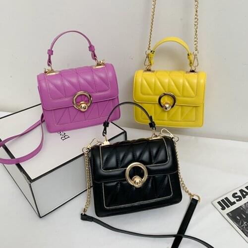 Fashion Small PU Leather Handbag Purses Women Crossboody Bags 2021 New Luxury Design Ladies Shoulder Messenger bags Qualited