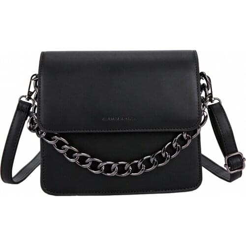 New Shoulder Bags PU Leather Flap Bag For Women 2021 Hot Fashion Chain Female Crossbody Bag Brand Designer High Quality Handbags
