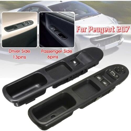 New Left Hand Driver Passenger Side Car Electric Power Window Control Switch 6554QC 6490HQ 6554HJ For Peugeot 207 2007-2015