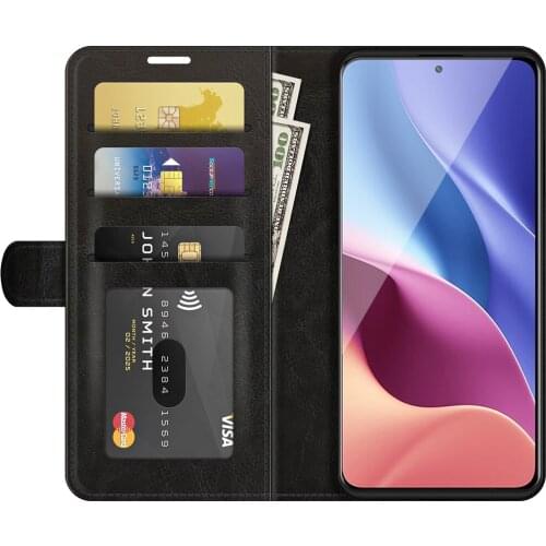 Kickstand Leather Best Quality Wallet Case for Xiaomi Redmi Note 10 4G 9T 5G K40 Pro Mi 11 10T Poco F3 M3 X3 NFC Phone Bag
