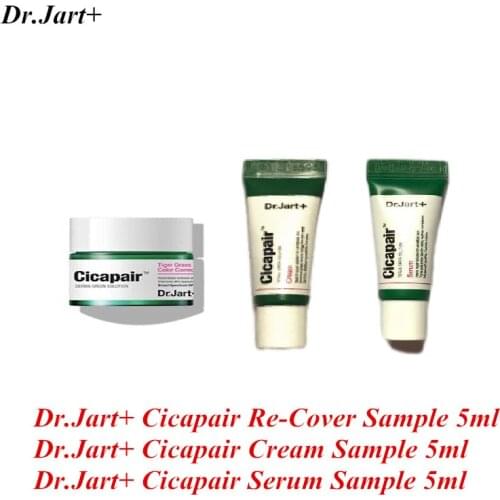 Dr.Jart+ Cicapair Re-Cover 5ml Face Anti-acne treatment Skin Repair Oil Control Shrink Pores Scar Facial Care Whitening Skin