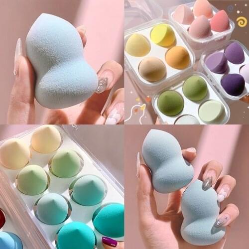 4/8pcs New Beauty Egg set Gourd Water Drop Puff Makeup Egg Cushion Cosmestic Sponge Puff Beauty Tool Set Makeup Sponge