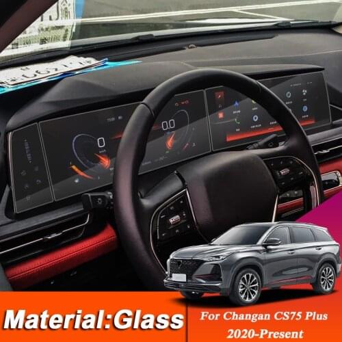 Car Styling GPS Navigation Screen Protective Film For Changan CS75 Plus 2020-Presen Dashboard Display Screen Sticker Accessories