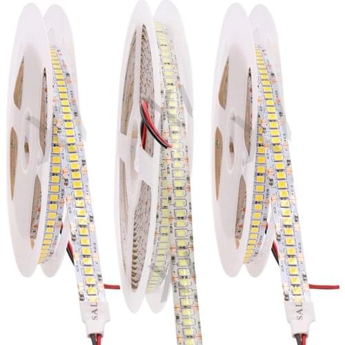 12V LED Strip SMD2835 5054 Waterproof LED Diode Tape 5M 600LEDs Flexible Led Light Strips Super bright LED Lamp White/Warm White