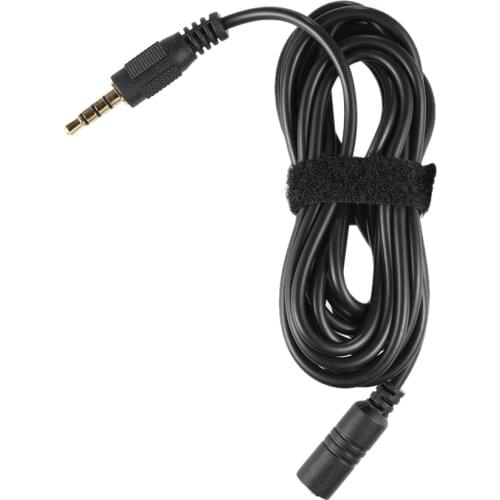 Microphone Mic 2m Extension Cable for Cellphone Smartphone Mic Microphone Female 3.5mm to Male 3.5mm 2018 New