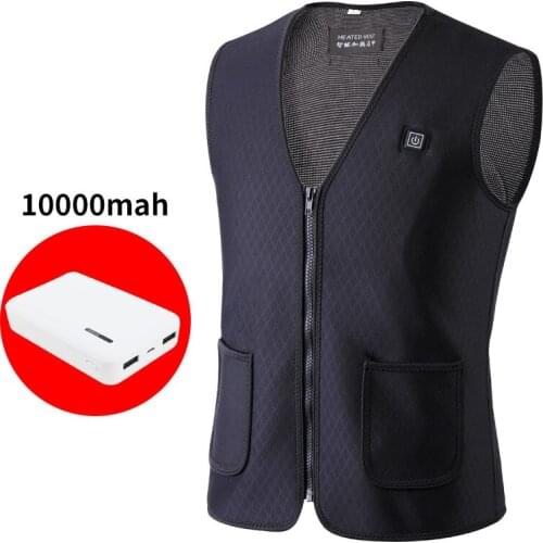 Smart Electric Vest for Hunting Fishing Skiing Warm Vest Charging Electric Heating Clothes Men and Women Winter Vest