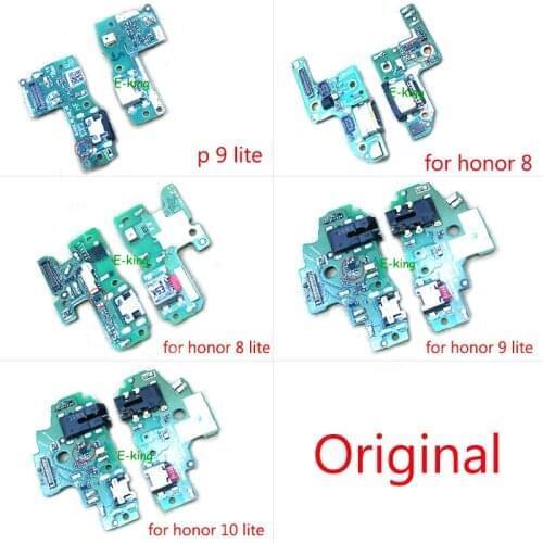 20PCS USB Port Charging Board For Huawei Honor 8 8 lite 9 lite 10 lite P 9 lite USB Charging Dock Port Flex cable Repair Parts