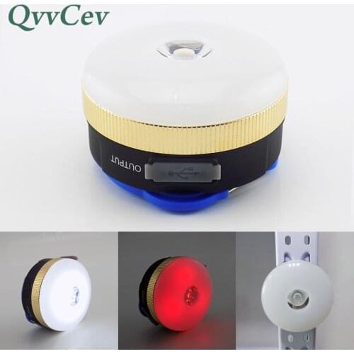 Built-in Battery LED Light Lantern mini portable Tents lamp for Outdoor Camping Hiking Night Hanging lamp USB Rechargeable