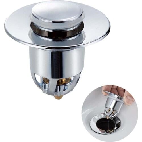 Bathtub Plug Pop Up Sink Floor Drain Stopper Valve Bathtub Drain Water Stopper Bathroom Drain Strainer for Drain Holes 34-44mm