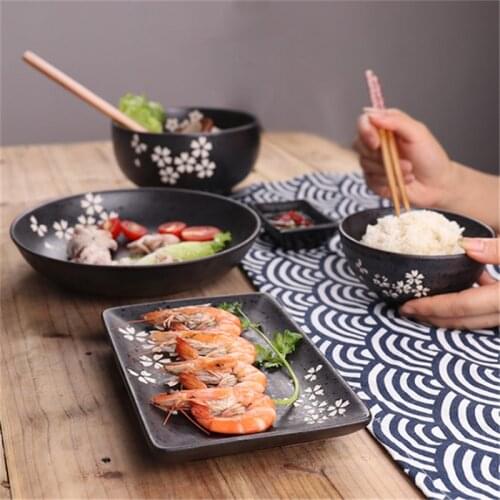 Japanese household ceramic rice bowl noodle bowl soup bowl dessert bowl Korean ice bowl creative retro tableware hat bowl