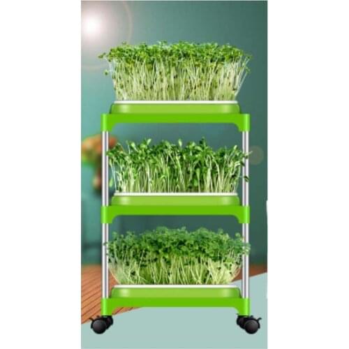 NEW 1 set Soilless Cultivation Support Shelf Seedlings Sprout Tray Bracket Hydroponic Bean Vegetable Garden Nursery Pot Support