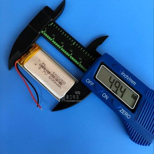 502250 used for recording pens, 502248 cards, speakers, digital charging, 3.7V polymer lithium battery, 600MAH Rechargeable Li-i