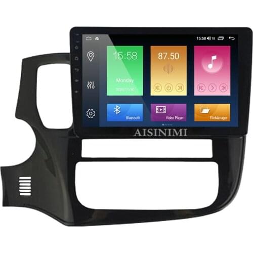 AISINIMI Android 10 Car Dvd Player navigation For MITSUBISHI OUTLANDER 2015 car radio Car Audio Gps Multimedia Stereo Monitor