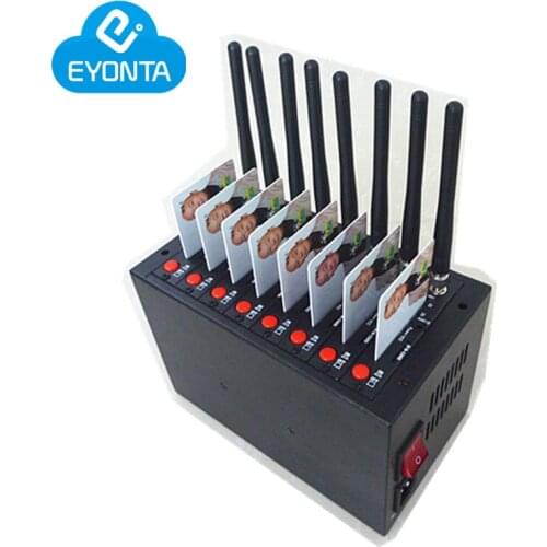Promotion Cheapest Bulk sms 8 port gsm modem wavecom 8 sim card gsm sms modem pool