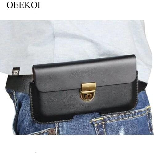 OEEKOI PU Leather Belt Clip Pouch Cover Case for Vernee Mix 2/Thor Plus/M5/Thor E/Apollo X/Mars Pro/Mars/Apollo Lite/Apollo/Thor