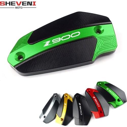For KAWASAKI Z900 Z 900 2017 2018 2019 New Motorcycle Aluminum Front Fluid Reservoir Cover Cylinder Brake Cap with logo Z900