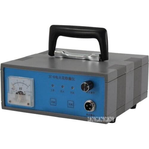 JC-6 Digital Charging Holiday Detector Spark Leak Pin hole Tester Asphalt Enamel Adhesive Tape Anticorrosive Tube Coating Tester