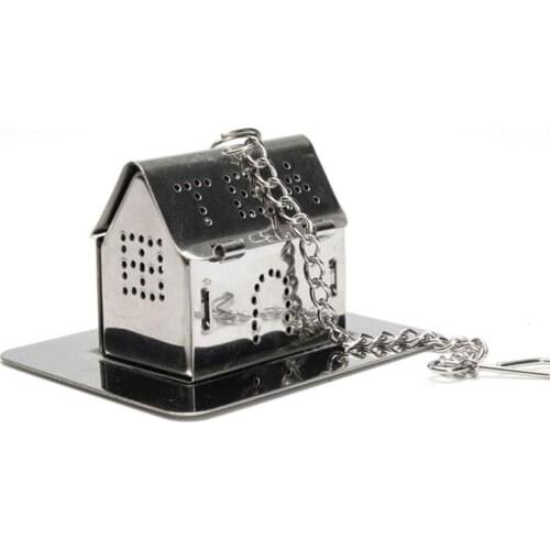 Little House Tea Infuser Stainless Steel Animal Owl Duck Food Grade Silicone Rubber Purrtea Tea Filter Tea Strainer Kitchen Tool