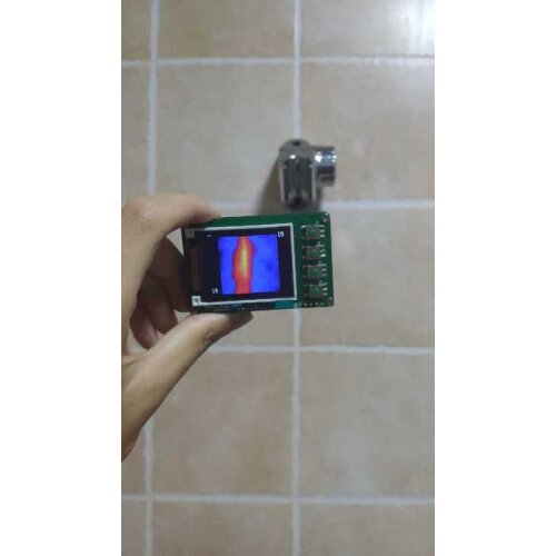 New AMG8833 infrared thermal imager can insert sd card to save pictures