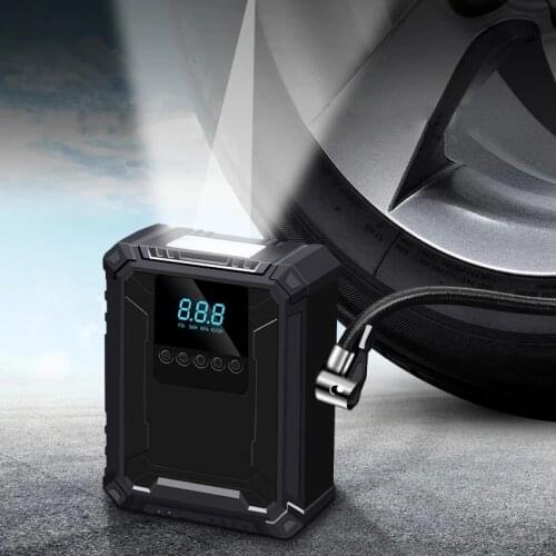 Portable Air Compressor 12V Tire Air Injector Car Tyre Inflator Bicycle Pump For Car Inflator Pump Electric Compressor For Cars