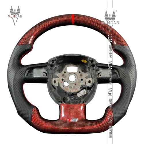 Private Custom Carbon Fiber Steering Wheel for Aud i S6