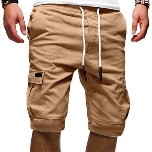 Casual Mens Shorts Jogger Sports Cargo Shorts Military Combat Workout Gym Trousers Summer Mens Clothing
