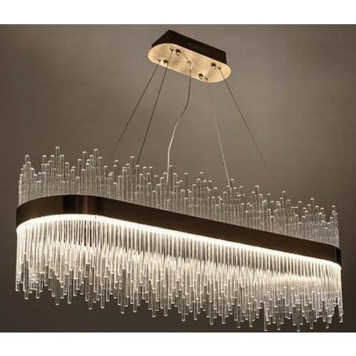 Modern Luxury Glass Led Pendant Light Dining Room Led Dimmable Pendant Lamp Lustre Gold Metal Suspension Lamp Fixtures Lamparas