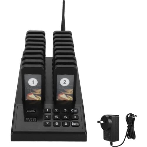 SU-666 Calling Pagers System 433.92MHz High Sensitivity 999-channel Restaurant Pager Wireless Coaster Pager Guest Paging System