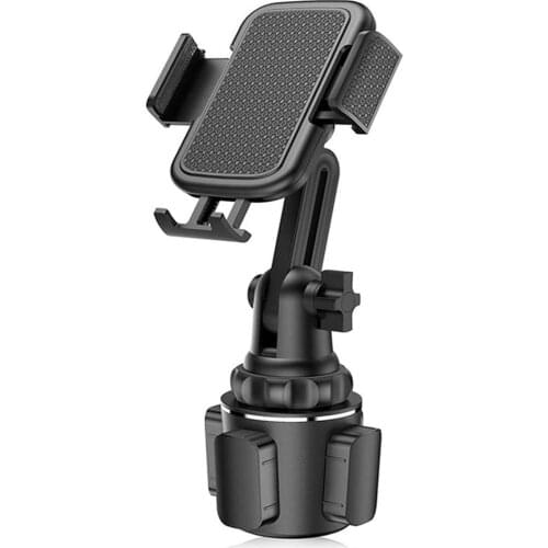 Universal Car Cup Holder Phone Mount Cellphone Grip Bracket 360 Degree Rotation Adjustable Clamping Stand Support For Smartphone