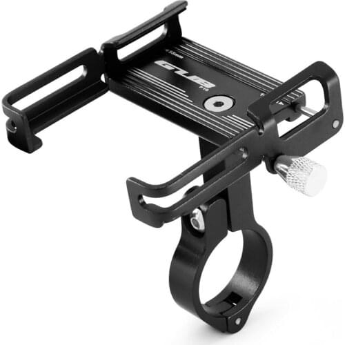 Universal Aluminum Alloy Motorcycle Cycling GPS Bicycle Phone Holder Supporto Telefono Non-Slip Mount Stand Bike Accessories