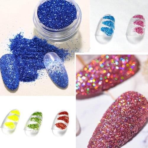 Nail Mirror Glitter Powder Metallic Color Nail Art Gel Polishing Chrome Flakes Pigment Dust Decorations Manicure nail supplies