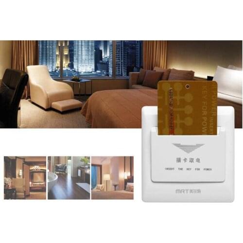 Energy saving switch 220V 4400W 20A power socket Arbitrary card Insert for power two lines without time delay