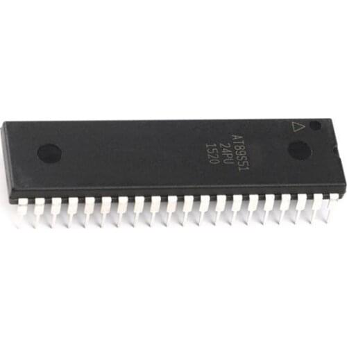 10pcs/lot NEW Original IC chip AT89S51 AT89S51-24PU Atmel Microcontroller DIP-40 Original Integrated Circuit