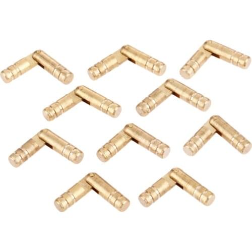 10Pcs 30*5mm Invisible Concealed Barrel Hinge Pure Copper Furniture Hardware Jewelry Box Wine Wooden Case Folded Close Connector