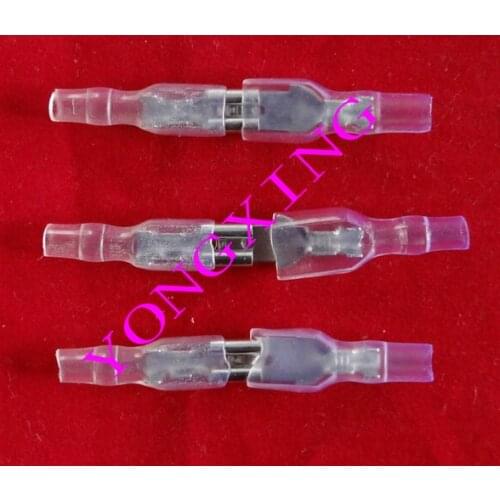 200pcs/lot 4.8 terminal rin plasted male 50pcs+female 50+100pcs sleeves wire cable connector brass