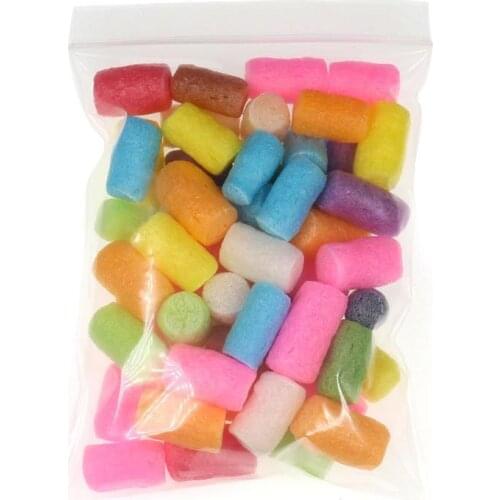 50Pcs/Set Coloured Treasure Fishing Carp Water Soluble Hook Pva Tackle Accessories Foam Block Rig Fishing NestingOutdoor Y3U3