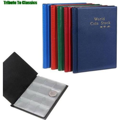 Hot Russian Coin Album & Folder 60/120 Coin Collection Holders Storage Penny Pockets Money Album Book Case for Coins