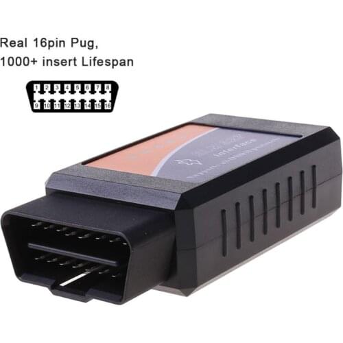 ELM327 V1.5 Bluetooth Support 16pin Obd2 Car Scanner Car Diagnostic Tool 28TB