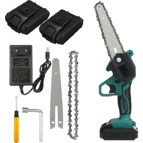 6 Inch Cordless Electric Saw Pruning ChainSaw Garden Tree Logging Trimming Saw Power Tools For Makiita 18V Battery EU Plug