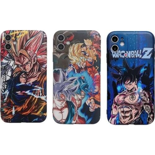 Dragon Ball Phone Case for IPhone 7 / 8 / 8 Plus / X / XS / XR / XS Max / 11 / 12 Pro / Silica Gel Anti-fall Silicone Case