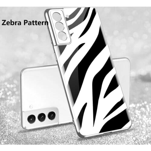 Plating TPU Tempered Glass Phone Cover For Samsung Galaxy S21 S21Plus S21Ultra Case Gorgeous Luxury Shockproof Protective Funda