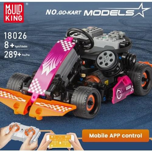 Kids DIY Toy High-Tech The APP RC Motorized Go-Kart Racing Car Model Climbing Car Building Block Kit for Children Christmas Gift