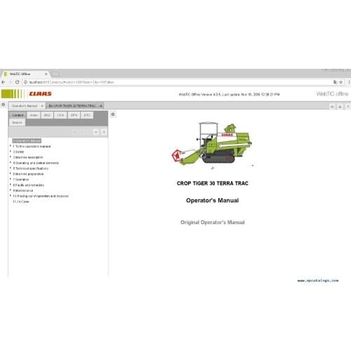 For Claas WebTIC - Technical Information Center [2020]