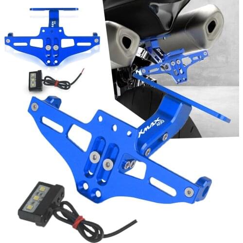 FOR YAMAHA XMAX400 XMAX 400 2017 2018 2019 2020 Allyears Motorcycle Adjustable Angle License Number Plate Frame Holder Bracket