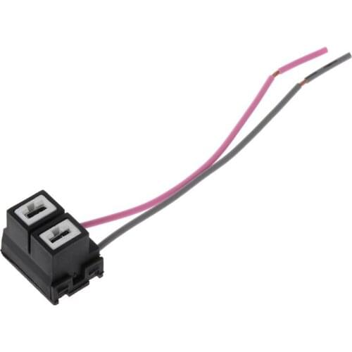 Ceramic H7 Car Halogen Bulb Socket Power Adapter Plug Connector Wiring Harness 1XCF
