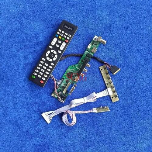 Kit 1366*768 AV VGA USB HDMI-compatible Panel drive board Analog LCD LED Fit B156XTN03.2/4 B156XTN04.2/3 B156XTN05.0 40-Pin LVDS
